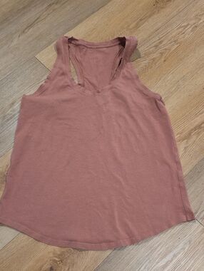 lululemon athletica Rose-Taupe Racerback Tank